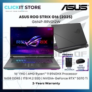 ASUS ROG Strix G16 G614P-RRV012W Gaming Laptop - 16'' FHD | R9-8940HX | 32GB RAM 1TB SSD | RTX5070Ti