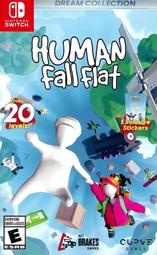 【二手商品】任天堂 SWITCH NS 人類 跌落夢境 一敗塗地 夢想集版 HUMAN FALL FLAT 中文版