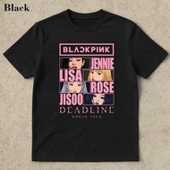 Blackpink Deadline World Tour T-Shirt Summer Short Sleeve Tee