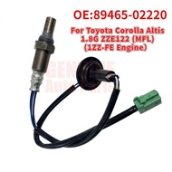 Toyota Corolla Altis 1.8G ZZE122 (MFL) (1ZZ-FE Engine) Oxygen Exhaust O2 Sensor (89465-02220)