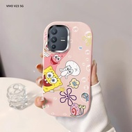 Softcase For Vivo V23 5G V20 Pro V15 S1 IQOO Z9 Z9X 5G SpongeBob SquarePants BIG Star Back Cover Cas