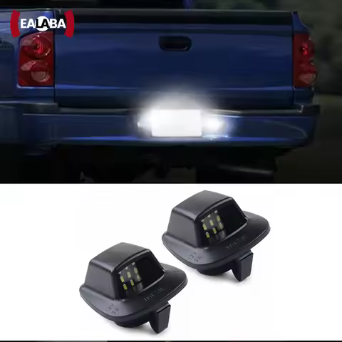 2x License Plate Light Led Canbus No Error Number Plate Lamp For Dodge Dakota 1997-2011 Mitsubishi R