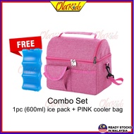 OLAKIDS 2 Layers Sling Cooler Bag Breastmilk Storage Cooler Bag Outdoor Cooler Bag