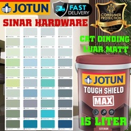 SINAR JOTUN 15 LITER TOUGH SHIELD MAX EXTERIOR WALL PAINT MATT / CAT DINDING LUAR RUMAH TAK KILAT ( PAGE C )