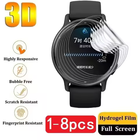 For Garmin Vivoactive 5 4 4s 3 Screen Protector Protective Film for Garmin Vivoactive 5 4 4s 3 Hydro