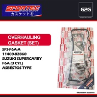 OVERHAULING GASKET SPORTEC - SFS-F6A-A FOR SUZUKI SUPERCARRY F6A (3 CYL)- ASBESTOS TYPE