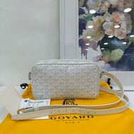 Goyard 戈雅 狗牙包白色相機包 有購證