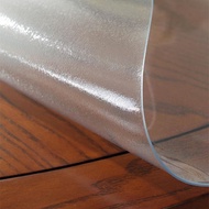 【Round 2.0mm Thickness 60-100cm 】 Clear/frosted/printing  Table Mat Protector PVC Soft Crystal Glass