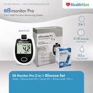 EB Monitor Pro 2in1 Glucose Set with Glucose Strips 50’s