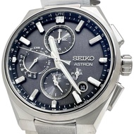 精工 Astron Nextar SBXC163 (5X83-0AE0-1) 全新未使用腕錶，鈦金屬錶殼，太陽能動力，電波校時，灰色錶盤/銀色錶帶，男士款 [二手]