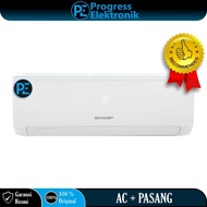 AC SHARP 1/2 PK AH-A5UCYN / AHA-5UCYN LOW WATT + PEMASANGAN