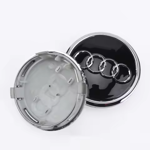 4ocs For Audi A1 A3 A4 A5 A6 A7 4pcs 60/61/68/69mm Car Wheel Center Hub Cap Rim Cover C7 C6 C5 B5 B6