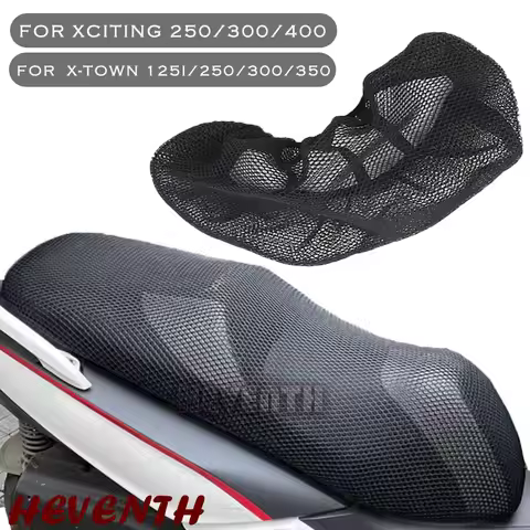 Motorcycle Seat Cushion Cover For KYMCO Xciting 250 300 400 X-TOWN 125i 250 350 Waterproof Breathabl