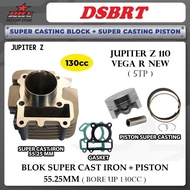 BRT BORE UP CASTING BLOCK JUPITER Z Burhan 110 NEW VEGA R5tp + PISTON 55.25 Bore Up 130cc