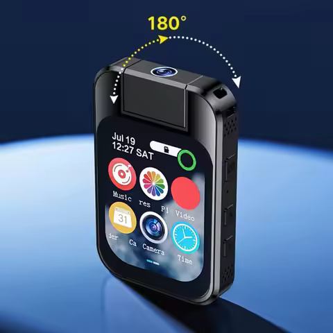 Pocket Action Camera Rotating Lens Vlog Action Camera Touch Screen Sport Camera for Photography Begi