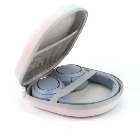 Shockproof Headphone Storage Bag Gradient Color EVA PU Protective Cover Waterproof Carrying Box for 