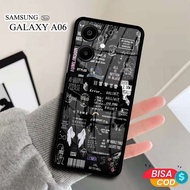 Softcase Glass Kaca SAMSUNG A06 - Case Handphone SAMSUNG A06 [T06]