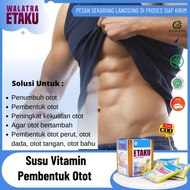 Susu Suplemen dan Vitamin Pembentuk Otot Kekar dan Kuat Pria 100% ALAMI - Susu whey protein penumbuh