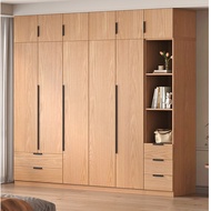 ENF Grade Solid Wood Wardrobe for Home Bedroom Natural Oak Finish Economical Storage Solution Childr