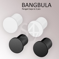 Round hook contains 2 pieces / bag hook / towel hook / steel hook