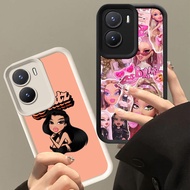 XI101 Bratz Casing for VIVO Y33e IQOO Z9X 13 Z9 Y75 Y83 Y01 Z10 Y73 V17 5G Black White