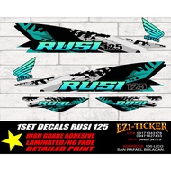 RUSI 125 RACING DECALS DESIGN 1