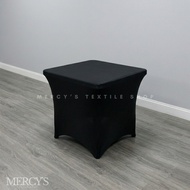 Table Cloth Spandex Table Cloth Stretchable Cloth Square Table Cloth Occassion Catering Banquet