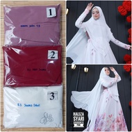 Haliza Khimar Pointed 3 Khimar Khimar Labuh Khimar Muslimah