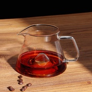 New Hill Glass Coffee Pot Thickened High Temperature Resistant Hand-brewing Pot Sharing Pot Brewing 