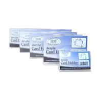 SINCHOR Acrylic Name Card Display Stand / Price Tag / Name Tag / Card Stand / Card Holder / Title Ho