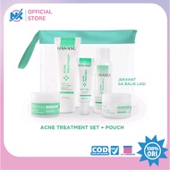 Hanasui acne treatment set + pouch
