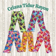 RAYON SLEEP PANTS, CULOT SLEEP PANTS, COOL LONG PANTS