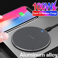 ที่ชาร์จแบบไร้สาย100W ส่วนลดวันหยุดสำหรับ14 13 12 11 Xs Max XR Plus แผ่นชาร์จเร็วสุดๆสำหรับ Ulefone Doogee Note 9 Note S21