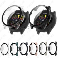 Tempered Glass Film with Hard PC Case Screen Protector for Garmin Forerunner 265 / 265S