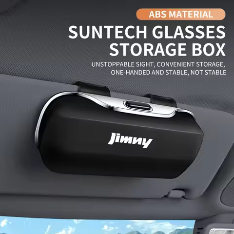 Car Eyewear Case Box Sunglasses Holder Sun Visor Storage Protective Frame Box Glasses Clip Portable 