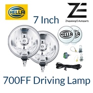 Hella 700FF Seires 7" Driving Lamp Set H3 Halogen Bulb