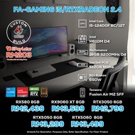 DOTATECH FA-GAMING i5/RTXRADEON 2.4 - CUSTOM PC GAMING PACKAGE i5 12400F + GPU OPTION (S)
