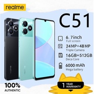 Realme C51 Original Smartphone 5G Big Sale 2024 Android Phone  16+512GB Mobile Phone Dual SIM Card P