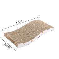 (The Bool's) Scratching Board S Form Cat Toy Cat Scratch Board Extra Thick Pet Scratcher