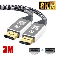 DP to HDMI / HDMI to DP Cable Converter 1080 & 4K / Display Port DP to DP 1.2V & 1.4V For PC / Lapto