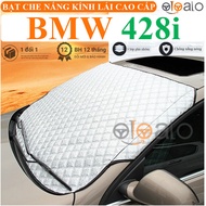 Windshield sunshade for BMW 428i with high-quality aluminum-coated umbrella - OTOALO