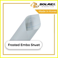 ✼ ۞ ◩ Solrex Window Film (Tint) - Frosted Embo Sheet