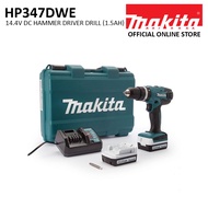 Makita HP347DWE 14.4V Cordless Hammer Driver Drill (1.5AH)