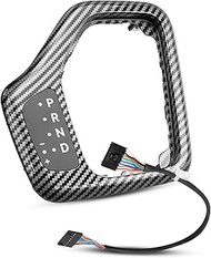 Transmission Shifter Bezel with Harness Kit Fit for Jeep Cherokee 2014 2015 2016 2017 2018, Center T
