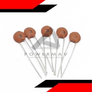 5pcs 3pf ceramic capacitor 50V 3 pf 30 Ceramic Capacitor 50v 3pf Red DIP Capacitance for pcb breadbo