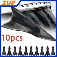 ZUP 10Pcs Rear Roof Shark Fins Spoiler Wing Kit Universal Car Roof Spoiler Bumper Spoiler Shark Fin 