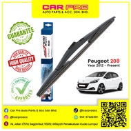 Peugeot 208 2012 - Present  Rear Wiper Wiper Belakang 14''