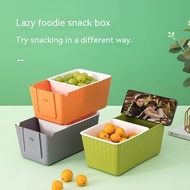 Multifunctional Lazy Peel-Nibbling Sunflower Seed Handy Tool Double-Layer Snack Box Light Luxury Fruit Snacks Dried storage box storage bed toyogo storage drawer jewellery box  organiser box box storage  toyogo storage