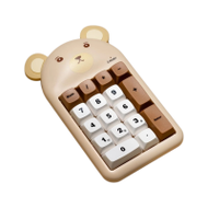 Nubwo Nkb114 Numeric Keyboard เชื่อมต่อไร้สาย Bluetooth / 2.4ghz เสียงเงียบ น่ารัก พกพาง่าย ✨ Bear 2