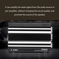 4-Channel Car Audio Amplifier 5800W High Power Amp 4-Way Modification Part